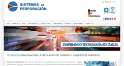 Desktop Screenshot of perforaciones.com